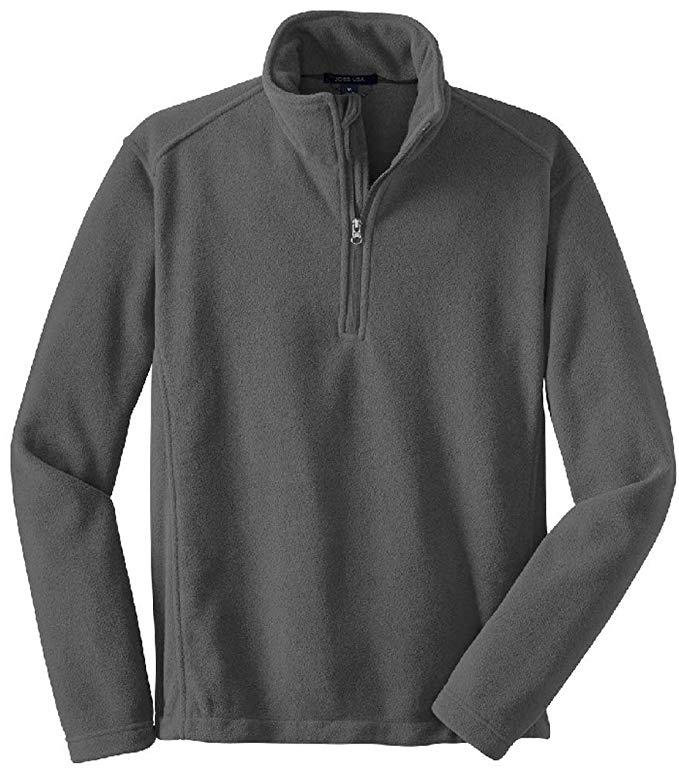 Mens Soft and Cozy Fleece 1/4-Zip Pullovers in Sizes: Adult XS-6XL