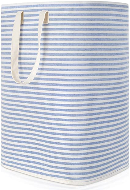 Lifewit 72L Freestanding Laundry Hamper Large Laundry Basket Clothes Hamper with Extended Handles for Storage Clothes Toys in Bedroom, Bathroom, Foldable, Dark Blue