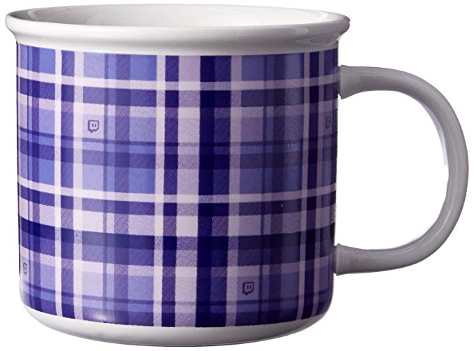 Glitch Plaid Camper Mug