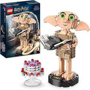 LEGO Harry Potter Dobby de huis-elf Set, Beweegbaar Figuur Model, Speelgoed en Slaapkamer Decoratie, Personages Collectie, Cadeau voor Meisjes, Jongens, Tieners en Fans vanaf 8 Jaar 76421