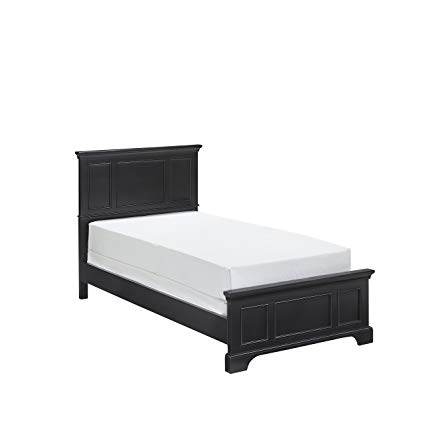 Home Styles 5531-400 Bedford Bed, Twin, Black