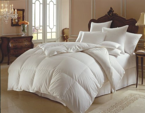 Elegant Comfort All Season Down Alternative Double Fill Comforter, King/California King, White