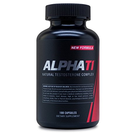 Alpha T1 (180 Caps) - Testosterone Complex - Natural Testosterone Supplement