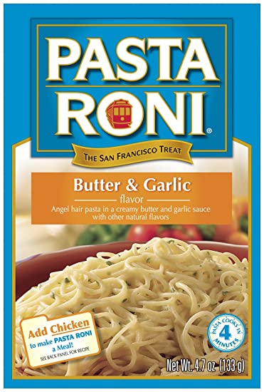 Pasta Roni Butter & Garlic Flavor, 4.7 oz
