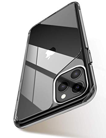 i-Blason Halo Series for iPhone 11 Pro Max, Scratch Resistant Clear Case for iPhone 6.5 inch 2019 Release (Black)