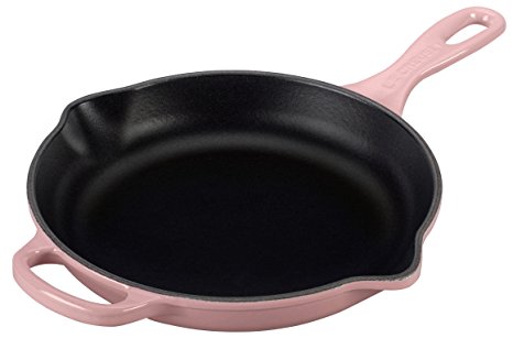 Le Creuset Signature Iron Handle Skillet, 10-1/4-Inch, Hibiscus