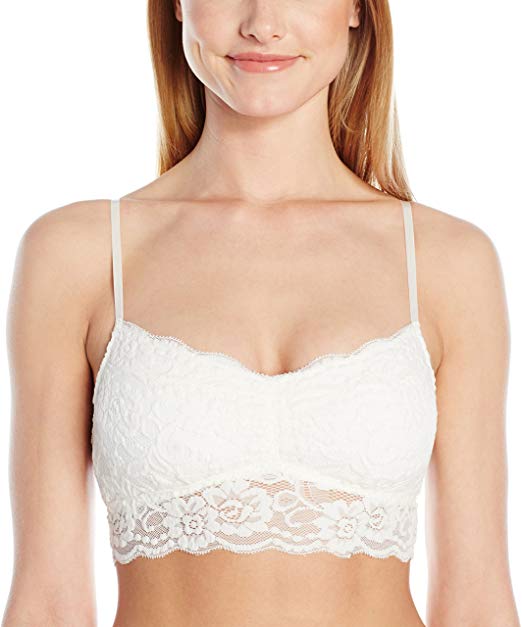 Amazon Brand - Mae Women's Lace Padded Bralette (for A-C cups)