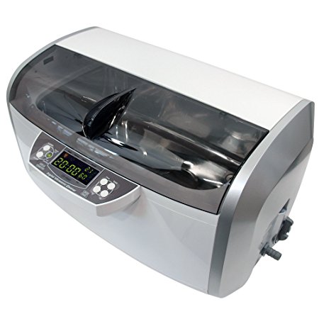300W 6 Liter 1.58 Gallon Heated Ultrasonic Cleaner with Basket