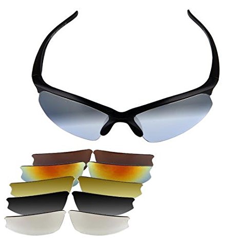 UV 400 Protection Glasses Sunglasses Sports Cycling NEW   6 X Pairs of lenses