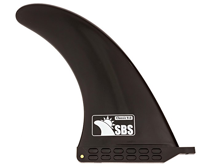 SBS - 9" Longboard & SUP Single Fin - Center Fin for Surfboards & Paddleboards