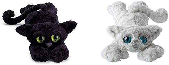 Manhattan Toy Lanky Cats Ziggy Black Cat Stuffed Animal & Toy Lavish Lanky Cats Snow Plush