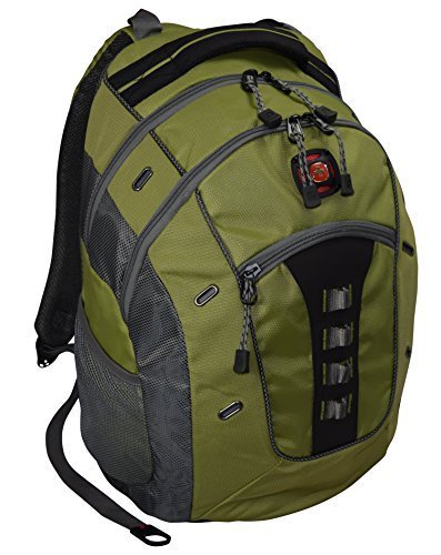 SwissGear by Wenger the Granite 16" Computer Laptop Backpack (Green/Green)