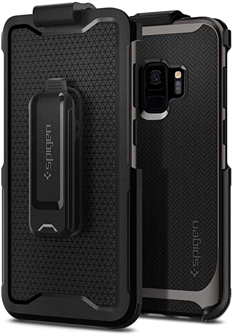 Spigen Belt Clip Holster Designed for Samsung Galaxy S10 Case (2019) / Galaxy S9 / Galaxy S8 / Google Pixel 3 Case Not Included- Black