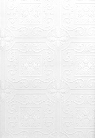 Brewster 429-6757 Paintable Solutions III Scrolls In Boxes Paintable Wallpaper, 20.5-Inch by 396-Inch, White