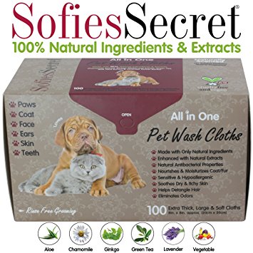 SofiesSecret Perforated Pet Wipes