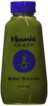 Midori Green Chili Sriracha Sauce by Musashi Foods (2 Pack)