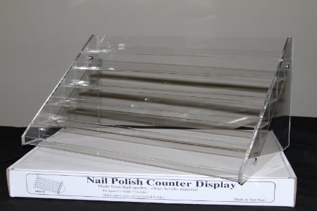 Sodynee Nail Polish Table Rack Display (Hold Up To 72 Bottles)