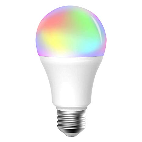 meross Smart Wi-Fi LED Bulb with Color Changing, E26 Dimmable Light Bulb, APP Remote Control, Compatible with Alexa, Google Home and IFTTT, 700 Lumens 9 W, No Hub Required - MSL120