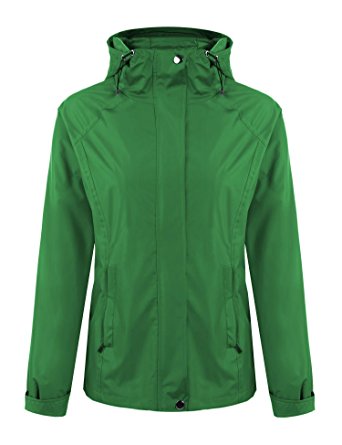 Bifast Women's Waterproof Quick Dry Rain Jacket Windproof UV Protect Skin Coat