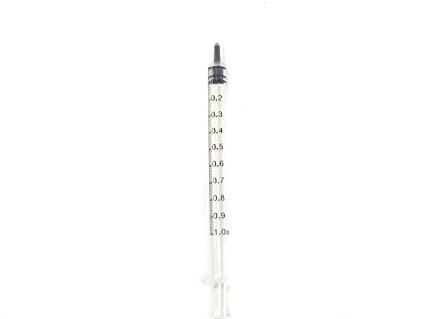 100/BX Syringe 1cc Luer Slip Tip Sterile