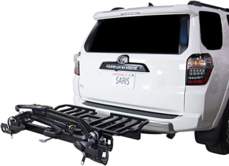 Saris Superclamp Bike Hitch Car Rack, Mount 2-4 Bikes, Plus Cargo Option