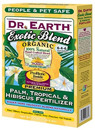 Dr. Earth Organic Palm, Tropical & Hibiscus Fertilizer, 4 lb.