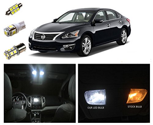 13  Nissan Altima LED Package Interior   Tag   Reverse Lights (11 pieces)
