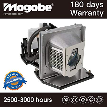 Mogobe For 2400MP Replacement Projector Lamp with Housing for DELL 2400MP Projector by