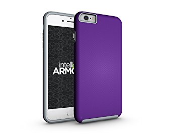 iPhone 6/6S Case, intelliARMOR Apple iPhone 6 (4.7") - Sentry Series [Purple/Gray] Ultra Rugged - The Smarter iPhone Case