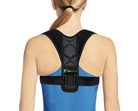 Posture Corrector Clavicle Support Brace for Upper Back & Shoulder, Best Brace Help to Prevent Slouching & Hunching Improve Posture for Men & Women (small)