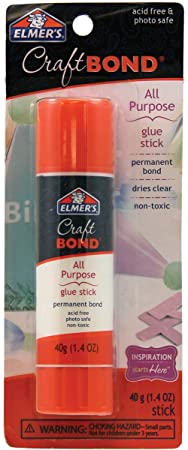 Elmer's E4019 CraftBond(R) All-Purpose Glue Stick, Clear