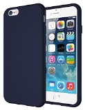 iPhone 6 Case Diztronic Full Matte Soft Touch Flexible TPU Case for Apple iPhone 6 and 6S 47 - Navy Blue - IP6-FM-BLUE