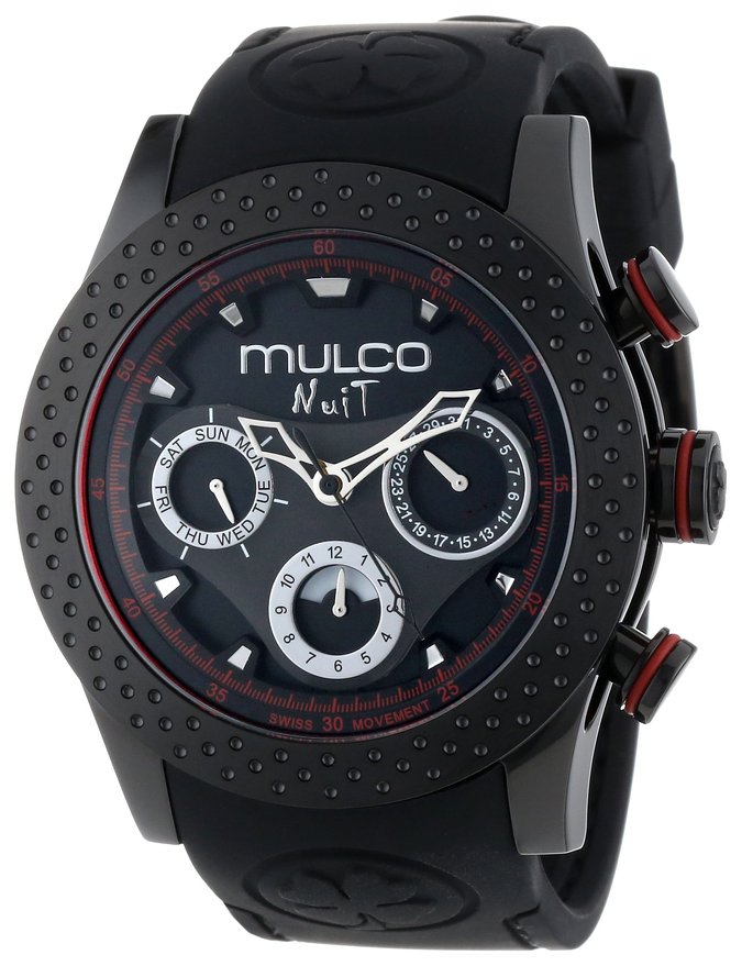MULCO Unisex MW5-1962-261 Analog Chronograph Swiss Watch