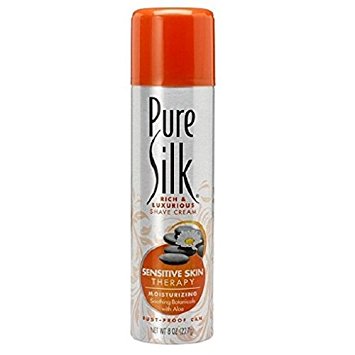 Pure Silk Sensitive Skin Therapy Shave Cream 8 oz