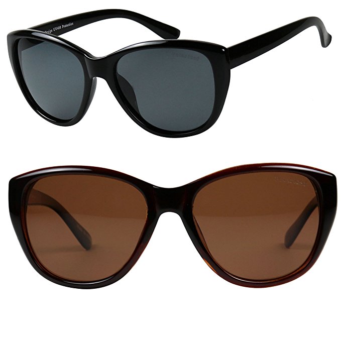 ShadyVEU - Classic Cat Eye POLARIZED Minimalist Fashion 100% UV Sunglasses