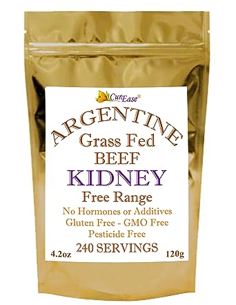 Argentine Beef Kidney Powder Grass Fed & Finished 4.2 Ounces 240 Servings