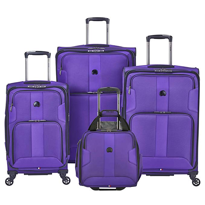 DELSEY Paris Sky Max Softside Luggage with Spinner Wheels