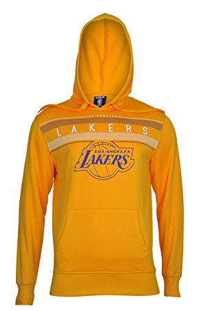 NBA Men's Midtown Poly Fleece Pullover Hoodie Sweatshirt