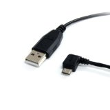 StarTechcom UUSBHAUB6LA 6 Feet Micro USB Cable - A to Left-Angle Micro B