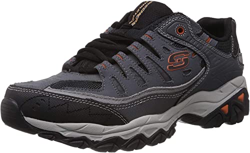 Skechers Men's Afterburn Memory-Foam Lace-up Sneaker