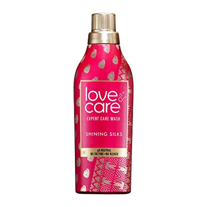 Love & Care Shining Silks Expert Care Wash Liquid Detergent, 950 ml