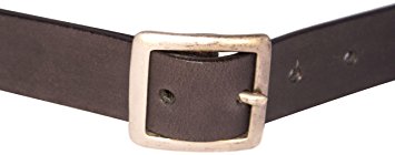 Bison Designs Full Grain Water Buffalo Leather 32mm Standard Leather Belt with Dull Silver Buckle