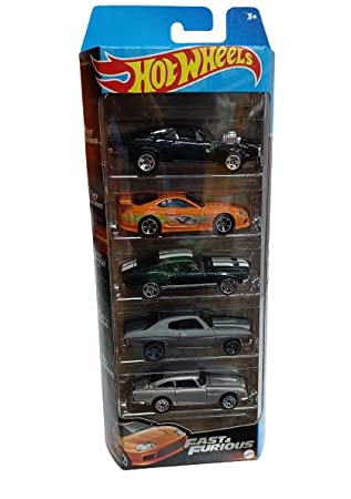 Hot Wheels Car Fast & Furious 2023 Pack of 5 Multi - Color