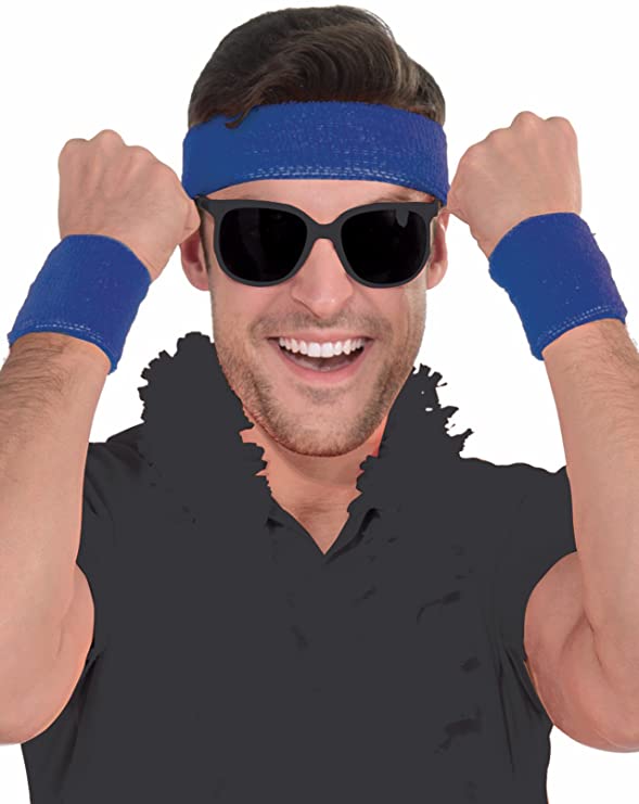 Athlete Sweatband Kit - Set Of 1 Headband and 2 Wristbands