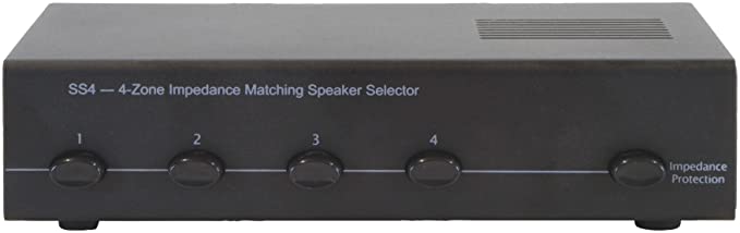 SS4 Speaker Selector Impedance Matching 1 Input 4 Output