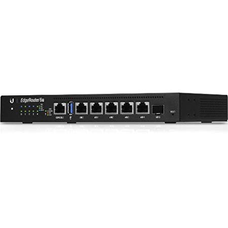 Ubiquiti EdgeRouter 6P, 6-Port Gigabit Router with 1 SFP Port (ER-6P-US)