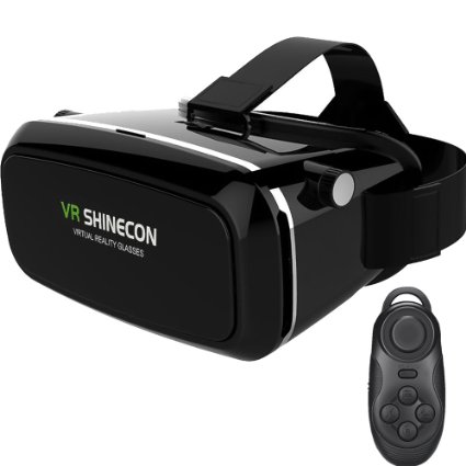 SINST 3D VR Virtual Reality Headset 3D Glasses Adjust Cardboard VR BOX For 476 Smartphones iPhone 66 plus Samsung Galaxy IOS Android Cellphones VR-SHINECONhandle