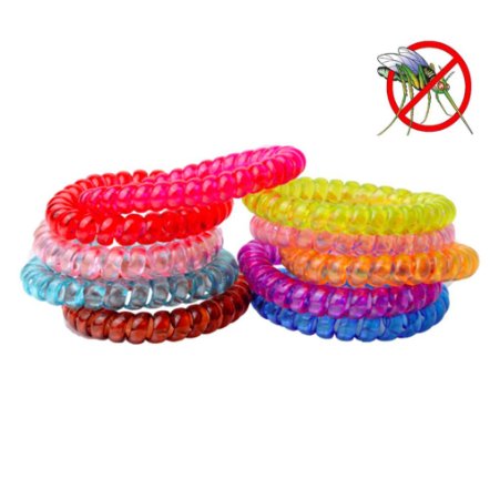 Mosquito Repellent Bracelets, 10 Pack Best Pest Control Repeller Protection Against Mosquitoes & Insects - [DEET-FREE, NO-SPRAY] - Wrist Bands for Kids, Babies, Adults, Men and Women -Outdoor & Indoor