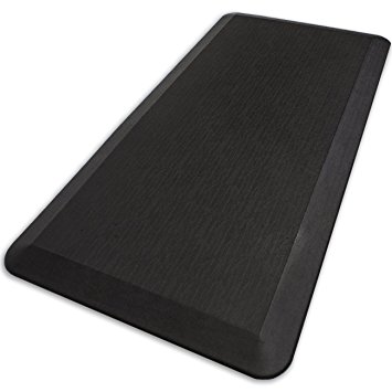 Sorbus Anti Fatigue Mat-All-Purpose Standing Desk/ Floor Mat, Cushioned for Luxurious Comfort- Great for Kitchen, Bathroom, or Workstation in Home or Business (39 in x 20 in, Black)