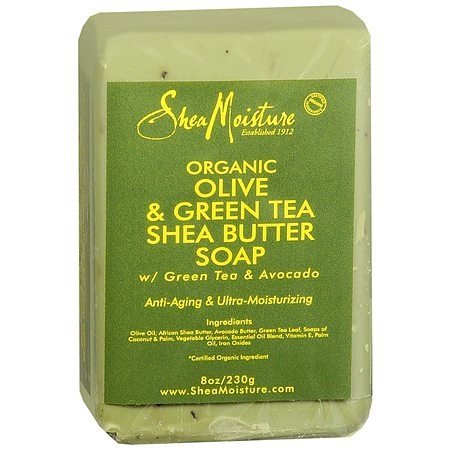 Shea Moisture Shea Moisture Olive & Green Tea Shea Butter Soap-anti Aging & Ultra Moistur Shea Moisture -8 Oz Soap, 8 Ounce